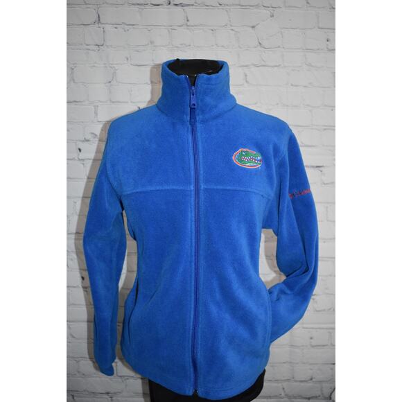 Columbia Fleece Jacket Womens Size Medium Full Zip Florida Gators UF Swamp - Picture 1 of 11